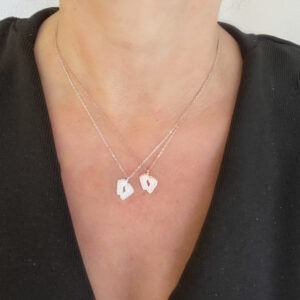 Necklace silver 925 with zircon