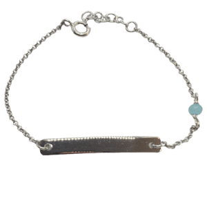Bracelet silver 925 with mineral stone