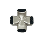 Pendant silver 925 with Caoutchouc